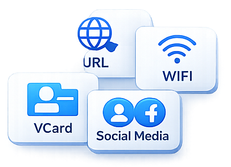 Symbol für QR-Code-Typauswahl